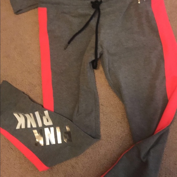 PINK VICTORIA SECRET SET PINK AND GREY. NWOT - Picture 3 of 6